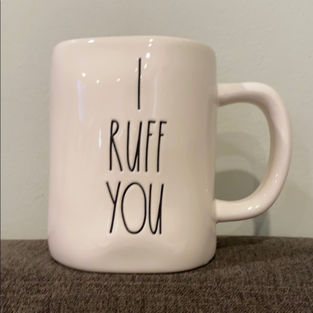 Rae Dunn coffee mug. I RUFF YOU. 🐶❤️